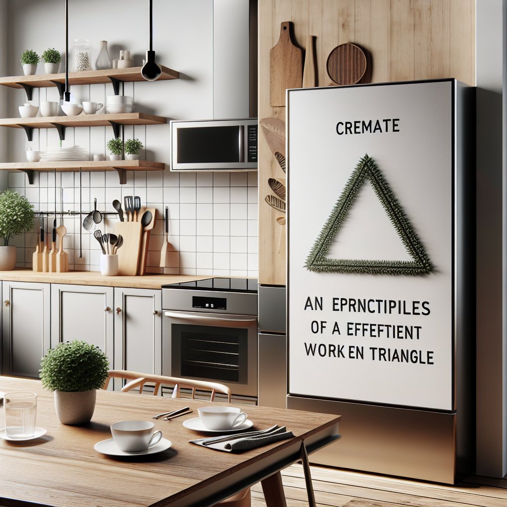 How to Design a Kitchen with an Efficient Work Triangle Including Appliances - BonPrix Électroménagers