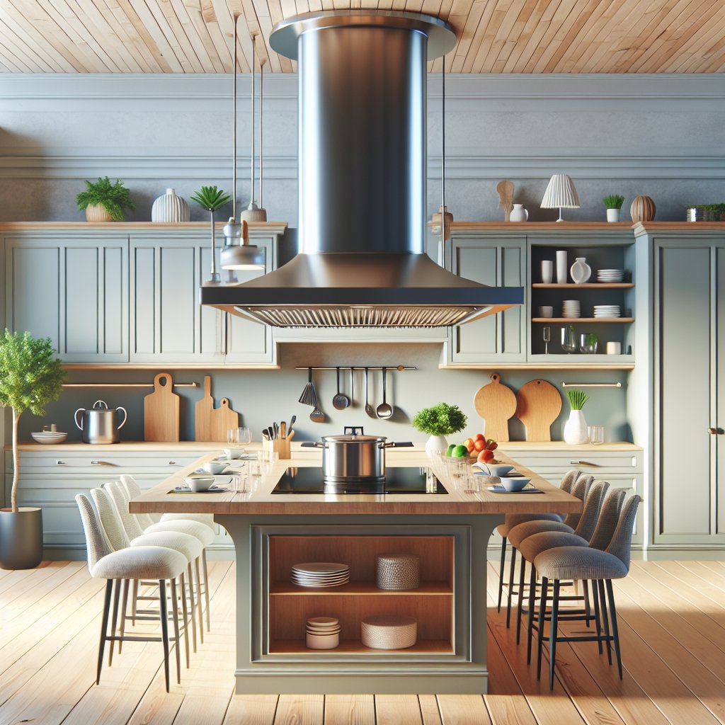 How to Optimize Your Kitchen's Layout with an Island Range Hood - BonPrix Électroménagers