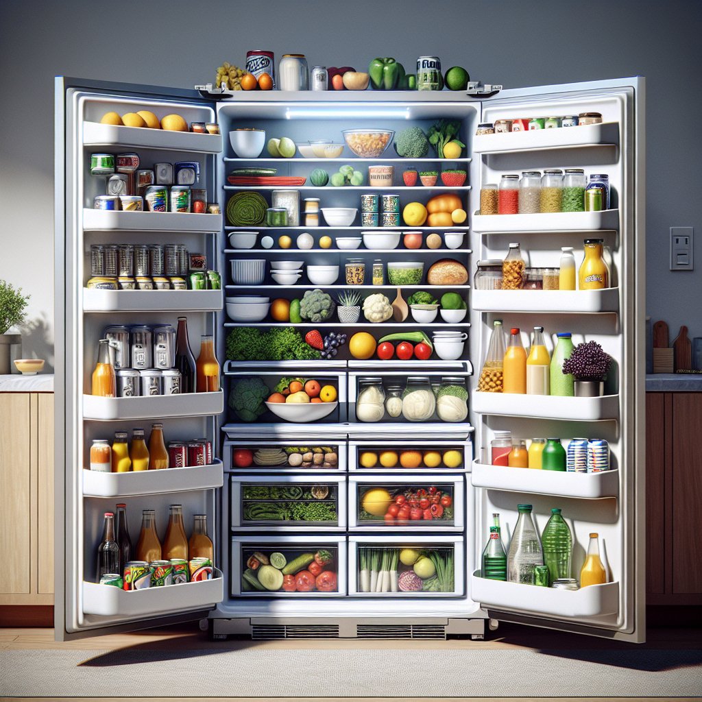 How to Organize Your Refrigerator for Maximum Efficiency - BonPrix Électroménagers