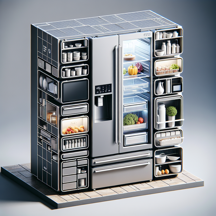 Refrigerators with Modular Compartments for Optimized Storage