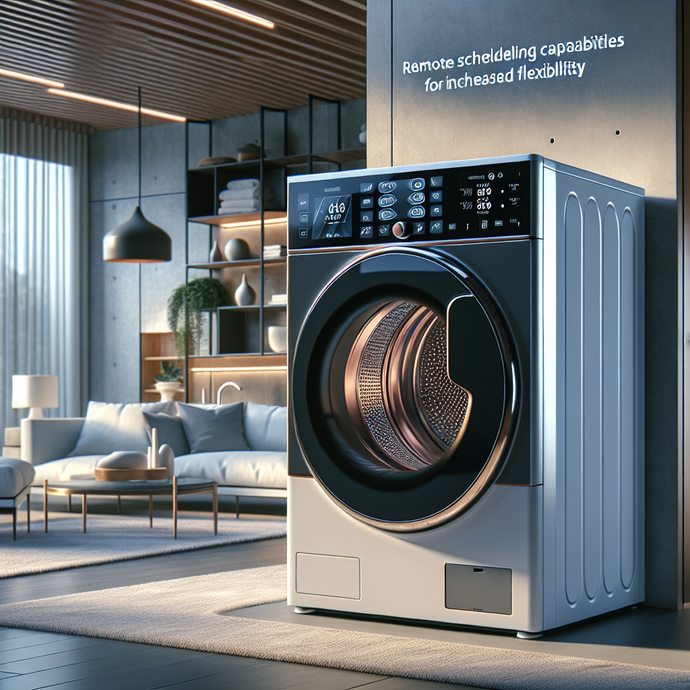 Dryers with remote scheduling for more flexibility
