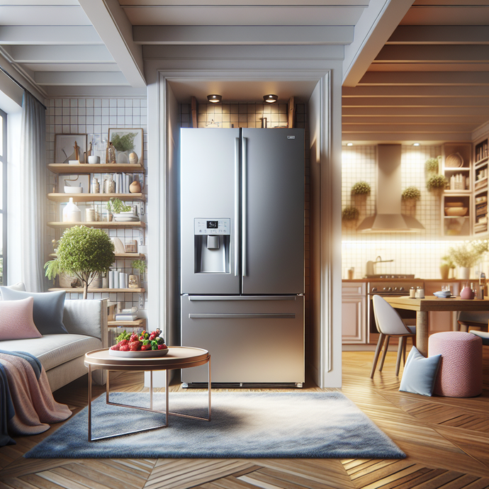 Refrigerators with reversible doors for more flexibility