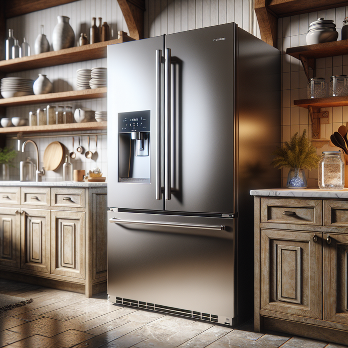French door refrigerators with water and ice dispensers: Everyday comfort