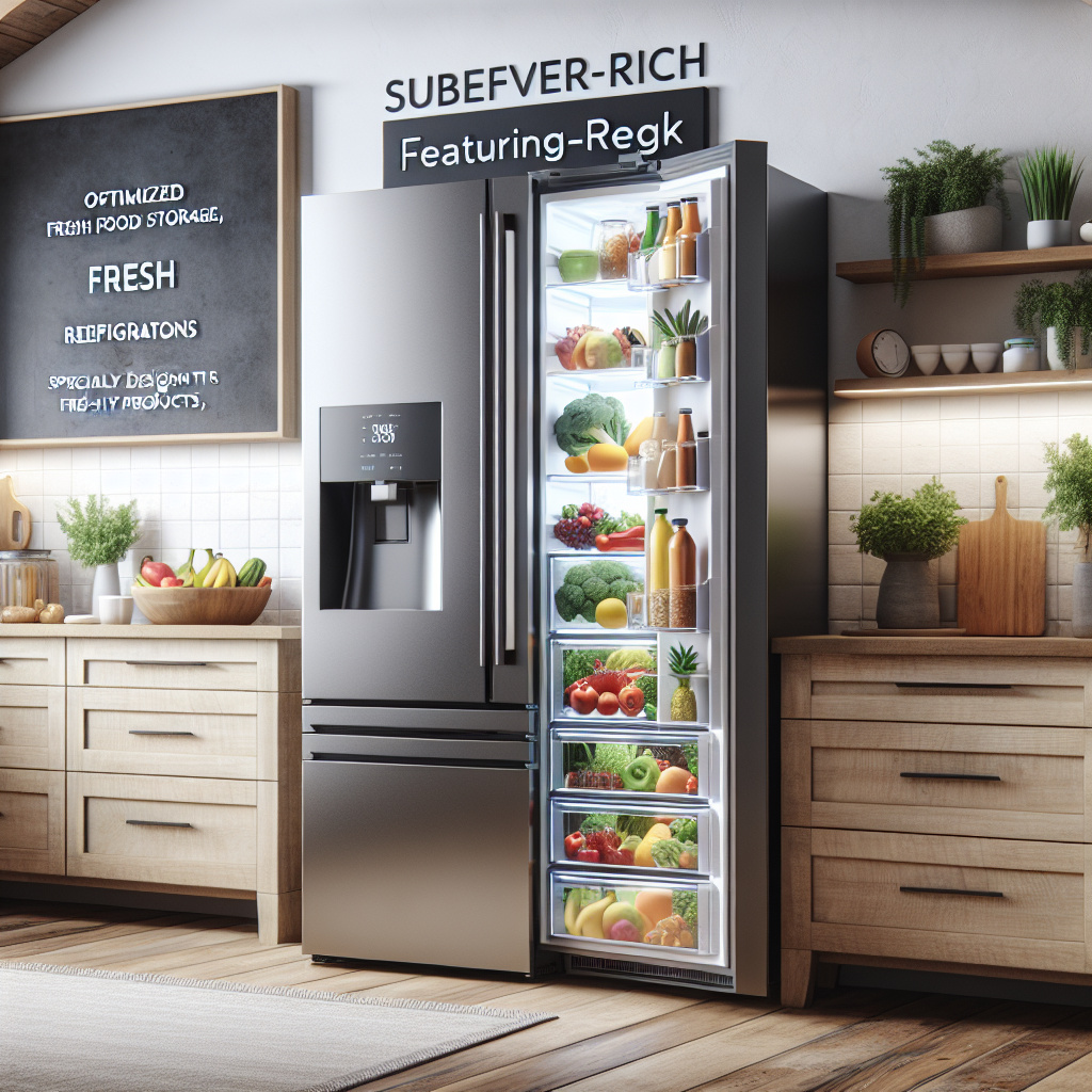 The Best Refrigerators for Optimized Fresh Food Storage