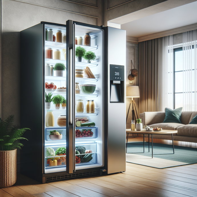 Réfrigérateurs avec compartiments pour aliments frais et congelés