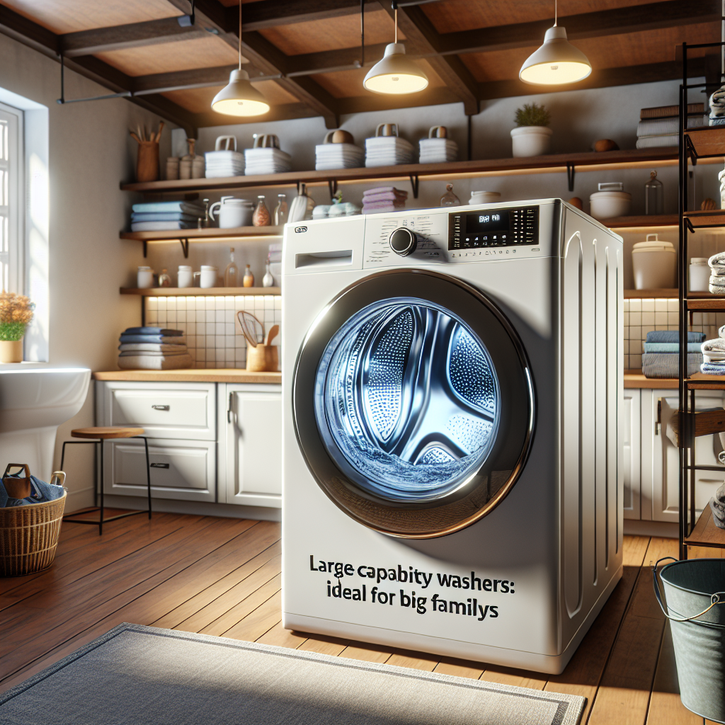 Large Capacity Washers: Ideal for Big Families