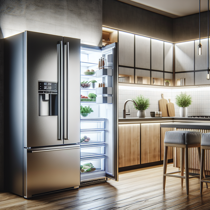 Refrigerators with specialized compartments for fresh and frozen food