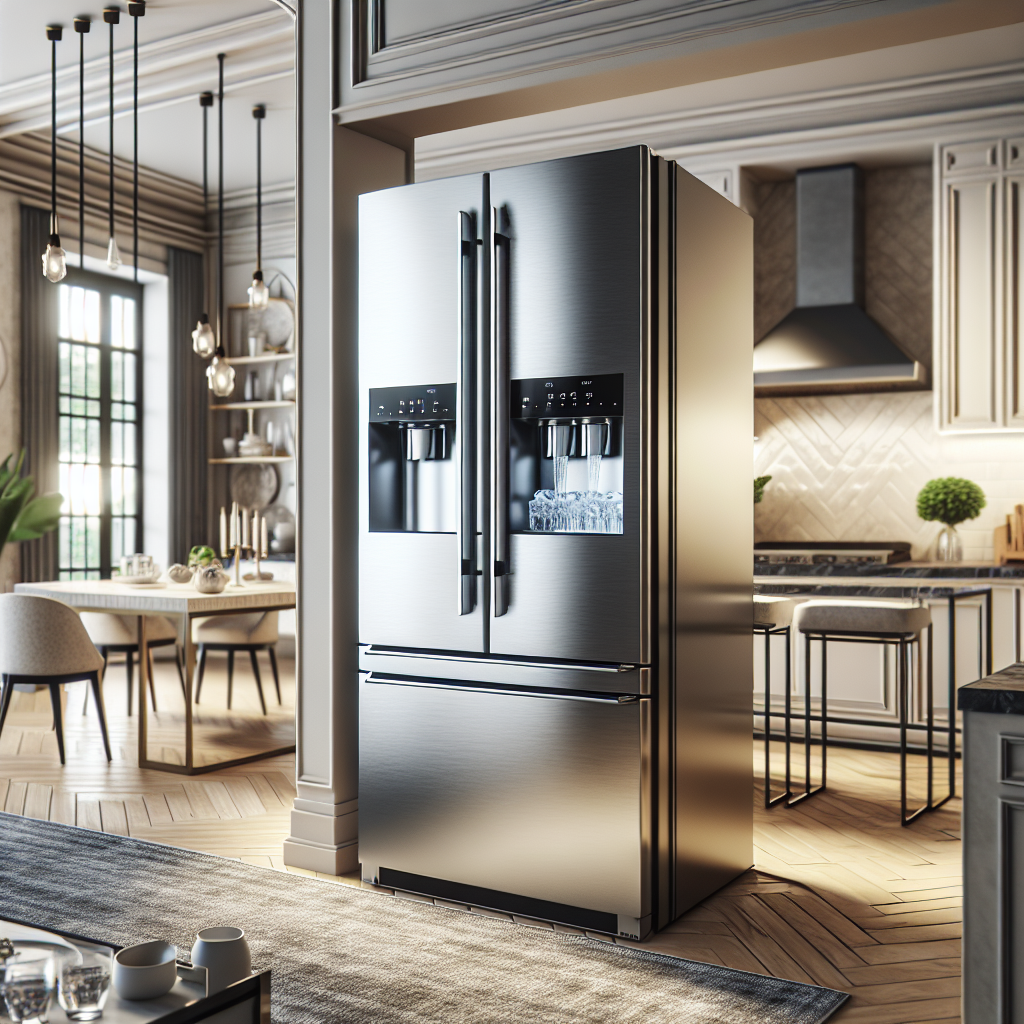 Réfrigérateurs avec distributeurs de glace et d'eau: un luxe à la maison