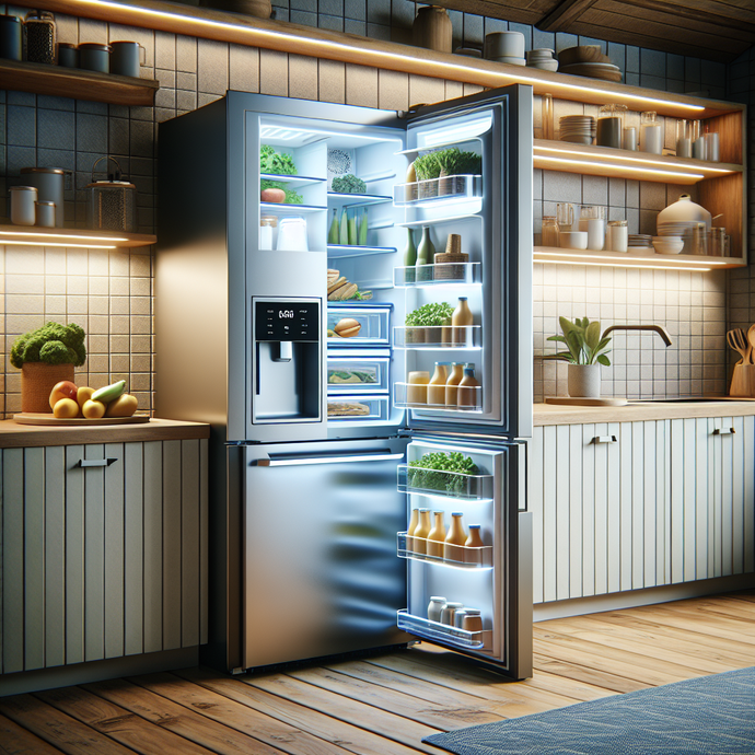 Refrigerators with adjustable shelves for more convenience
