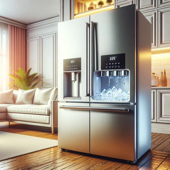 Refrigerators with Ice and Crushed Ice Dispensers