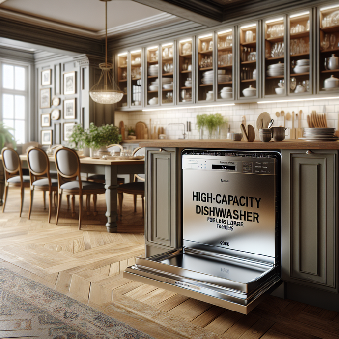 High-Capacity Dishwashers for Large Families