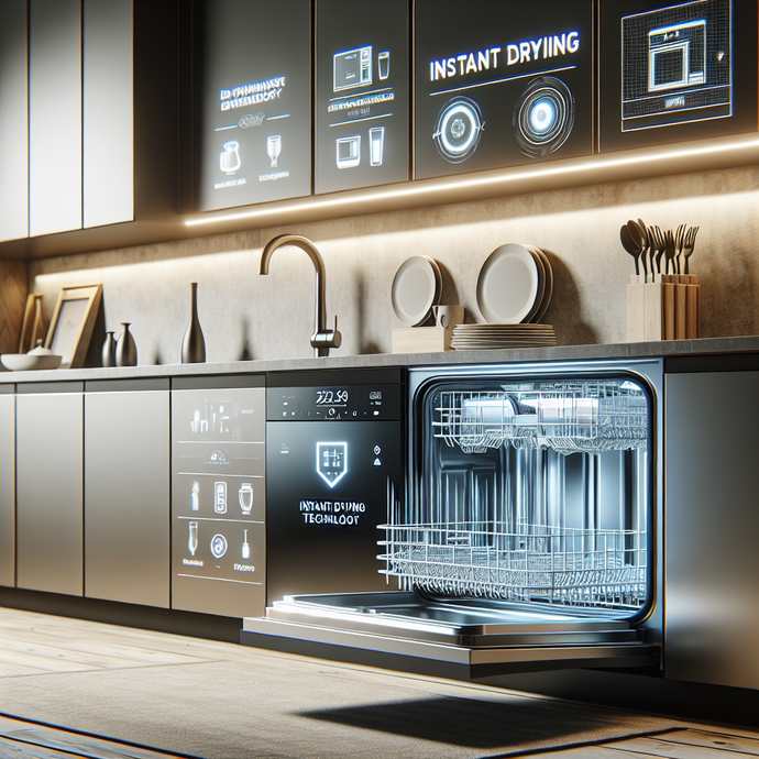 New Dishwashers with Instant Drying Technology