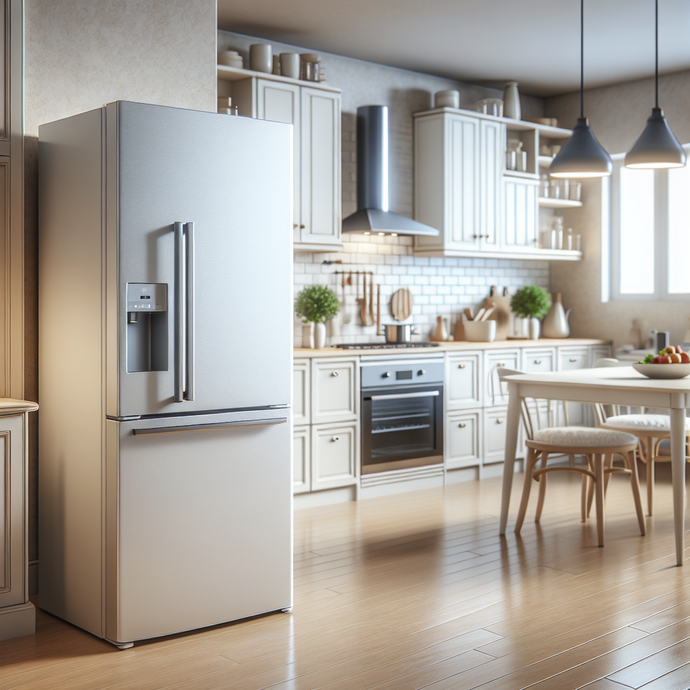 Refrigerators with Noise-Free Cooling Systems