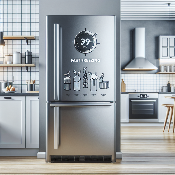 Réfrigérateurs avec fonction de congélation rapide : Parfait pour les aliments congelés