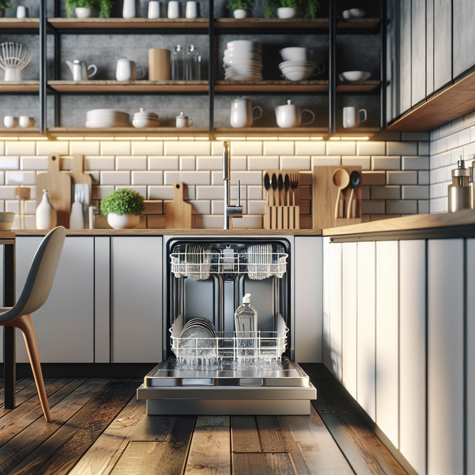 Dishwashers with water jet washing for perfect cleanliness