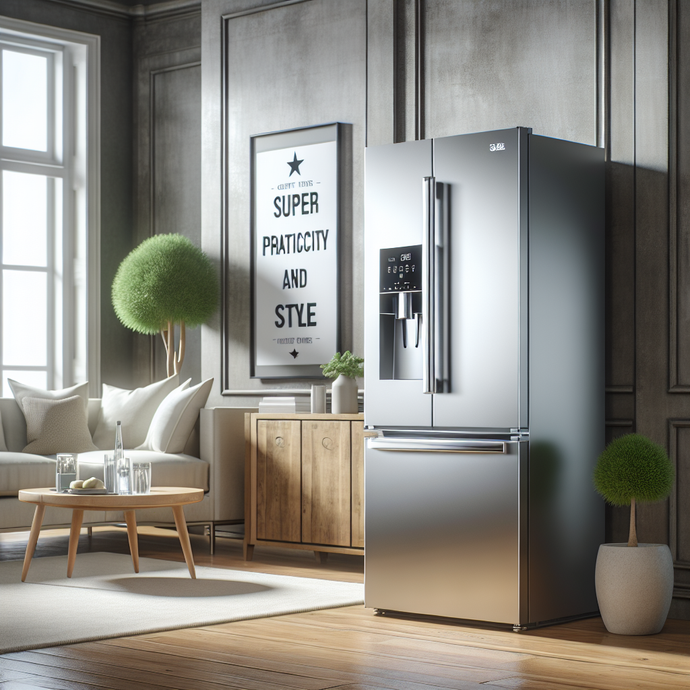Refrigerators with ice and water dispensers: practical and stylish