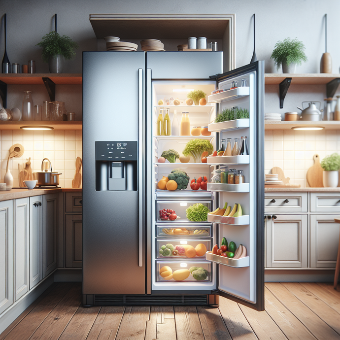 Réfrigérateurs avec compartiments pour aliments frais et congelés
