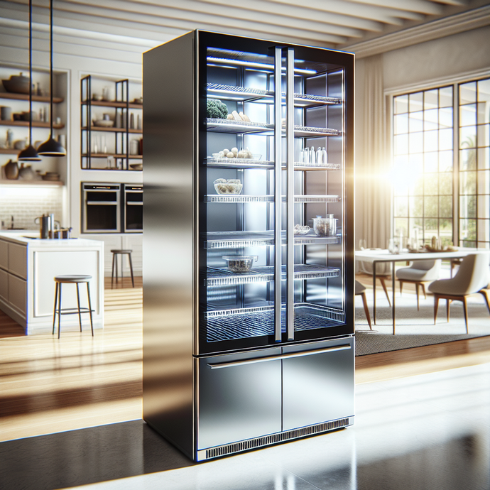 Refrigerators with adjustable compartments