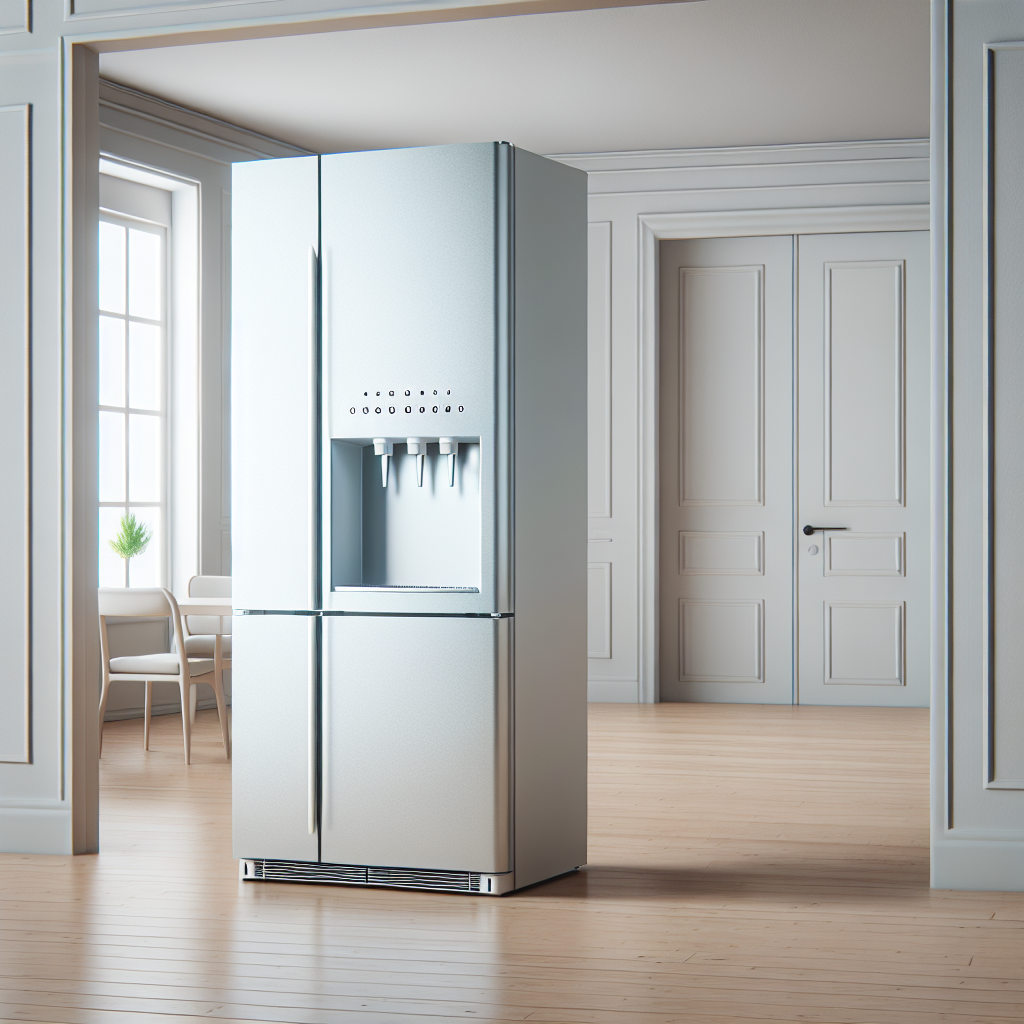 Refrigerators with built-in water dispensers