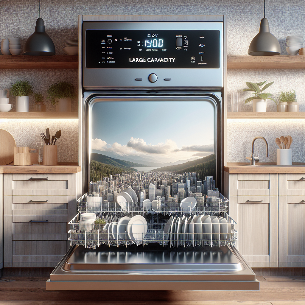 Dishwashers with large capacity wash programs