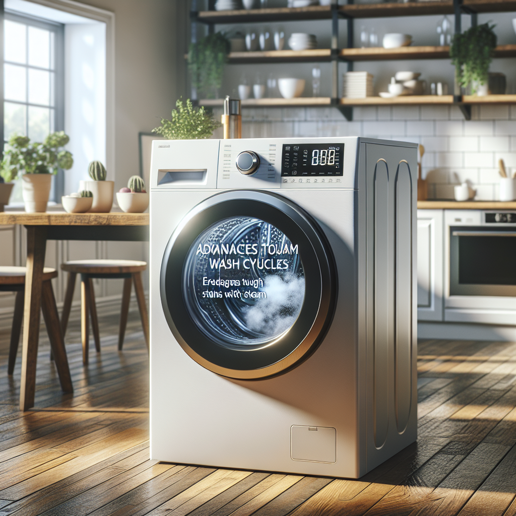 Machines à laver avec cycles de lavage à vapeur pour enlever les taches tenaces