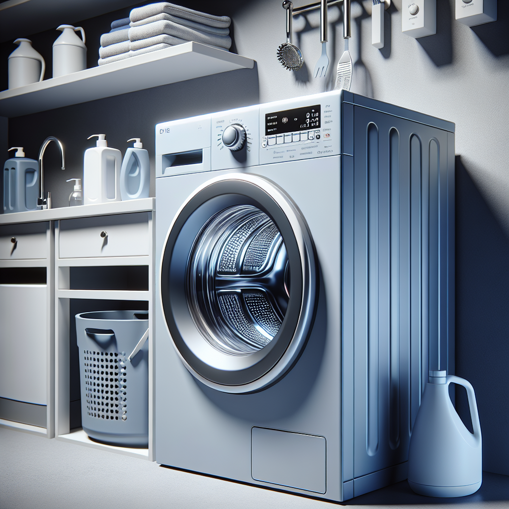 Washing machines with self-cleaning functions for simplified maintenance