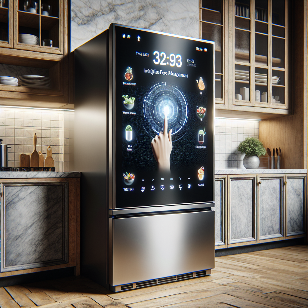 Réfrigérateurs avec écrans tactiles : gestion intuitive des aliments