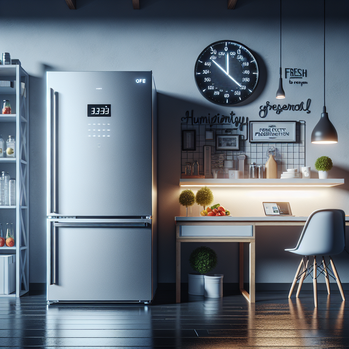 Refrigerators with humidity control systems for fresh food preservation