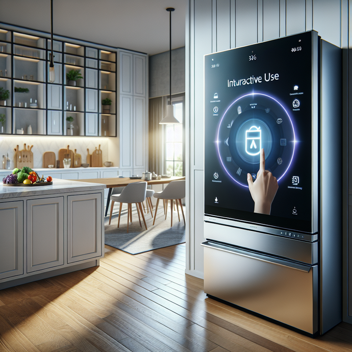 Refrigerators with interactive screens for intuitive use