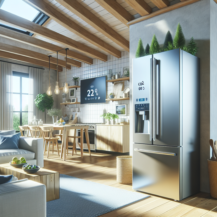 Low CO2 Emission Refrigerators: A Sustainable Trend
