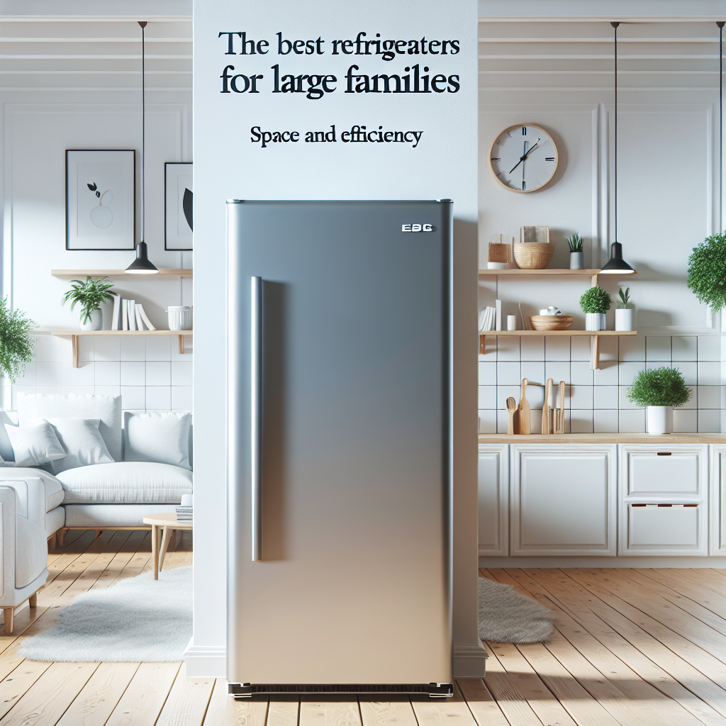 The Best Refrigerators for Large Families: Space and Efficiency