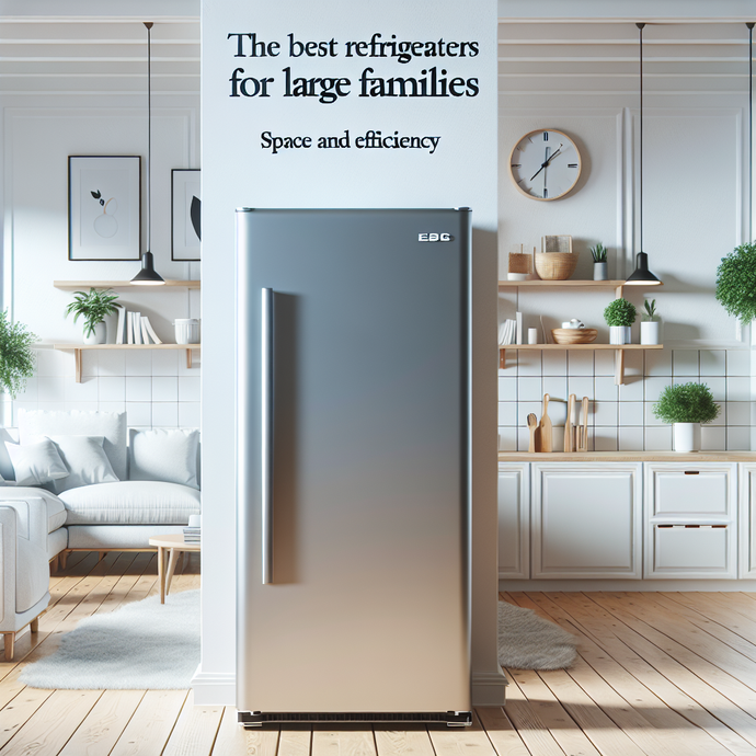 The Best Refrigerators for Large Families: Space and Efficiency
