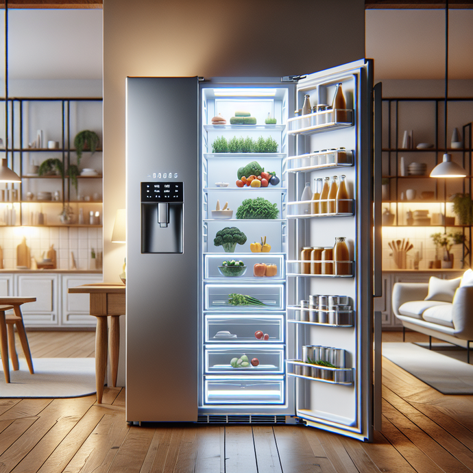 Refrigerators with adjustable shelves for more convenience