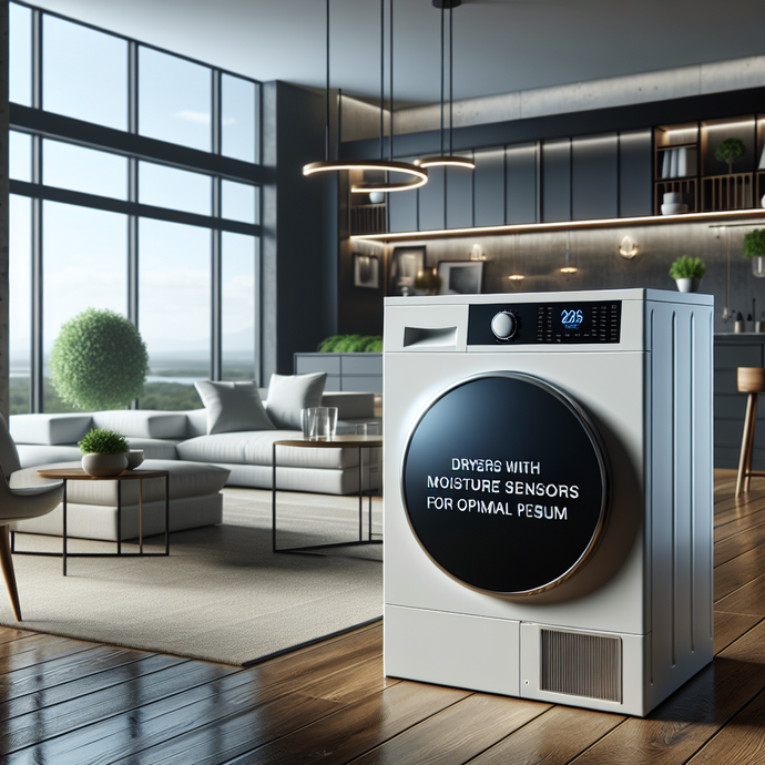 Dryers with moisture sensors for optimal performance