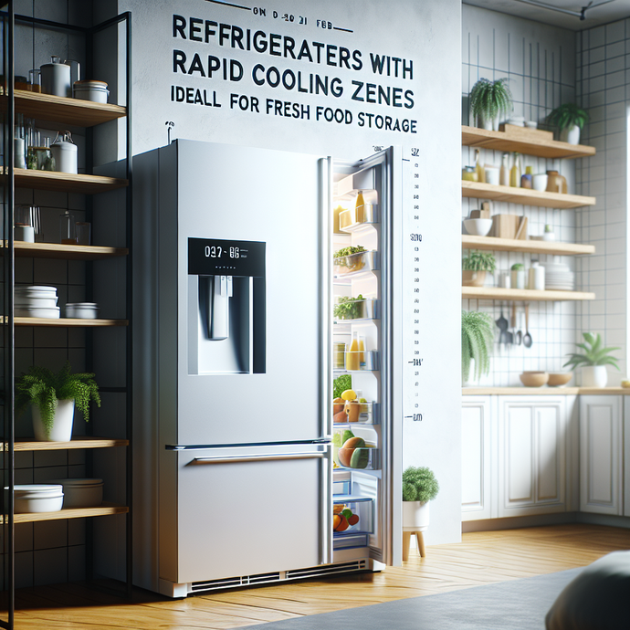 Refrigerators with rapid cooling zones: Ideal for fresh food storage