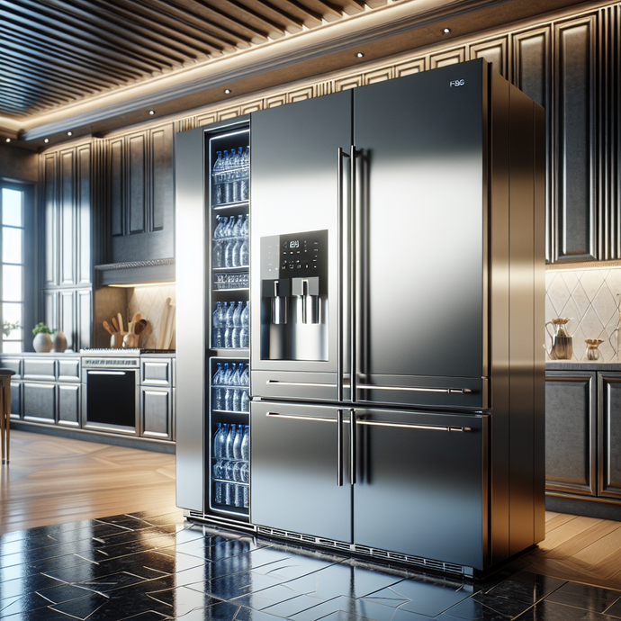 Refrigerators with ice and water dispensers: a luxury at home
