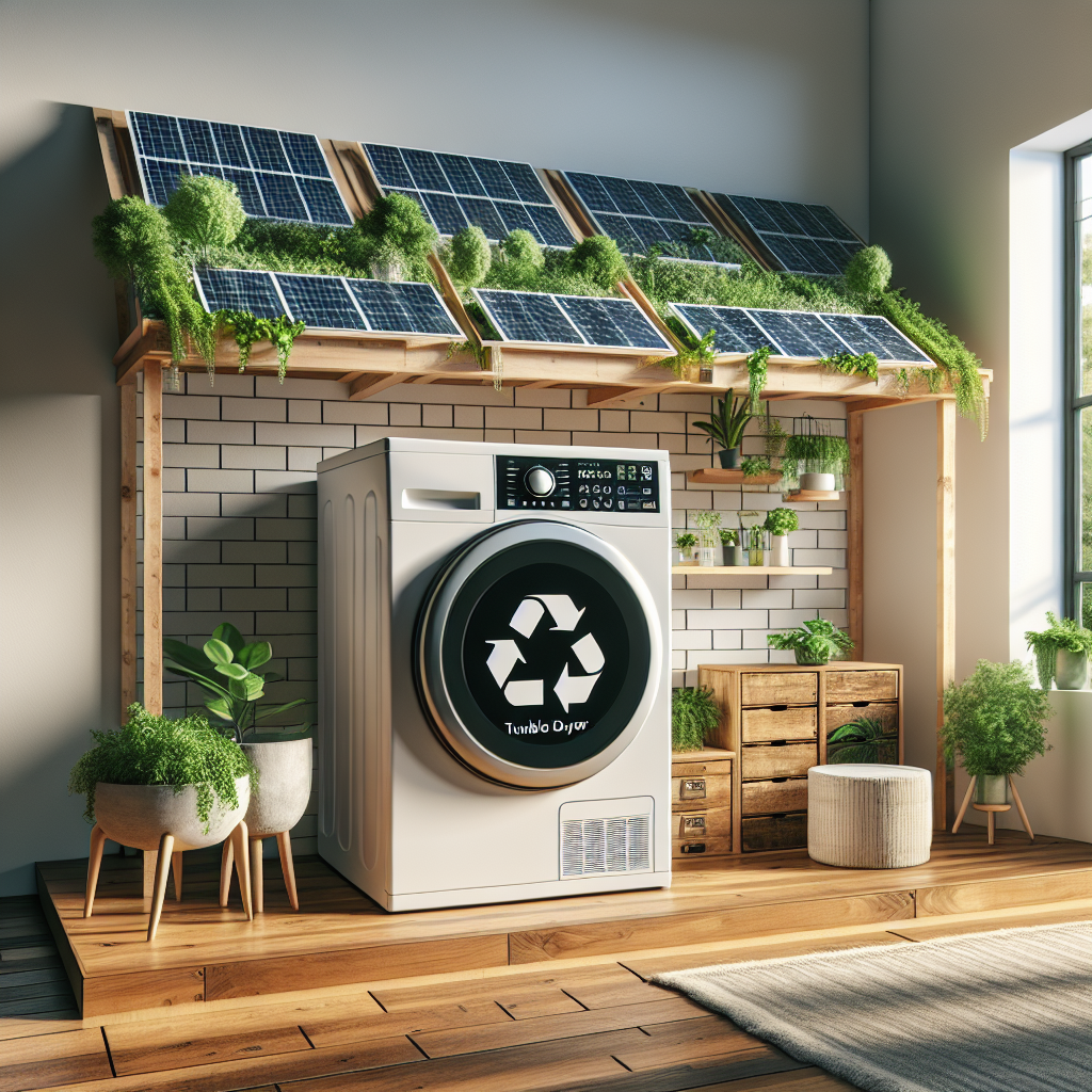Tumble dryers with eco-friendly cycles to reduce carbon footprint