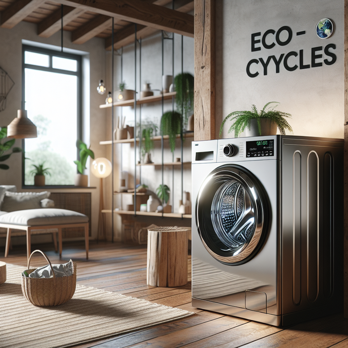 Washing machines with eco cycles: save water and energy