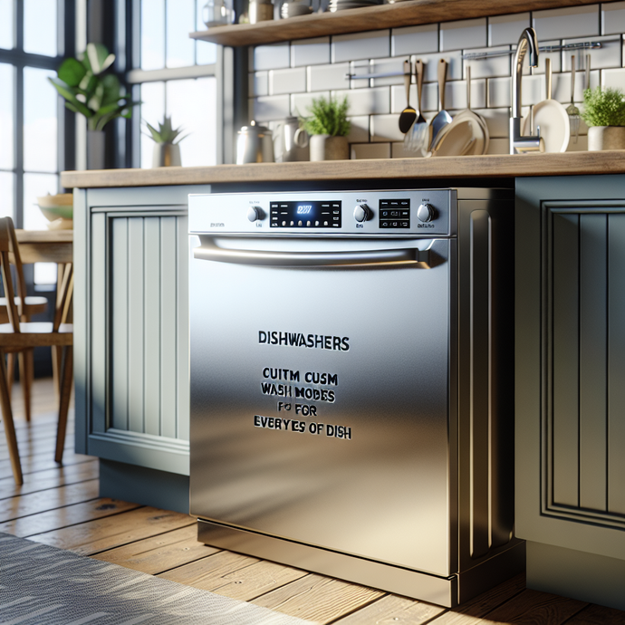 Dishwashers with Custom Wash Modes for Every Type of Dish