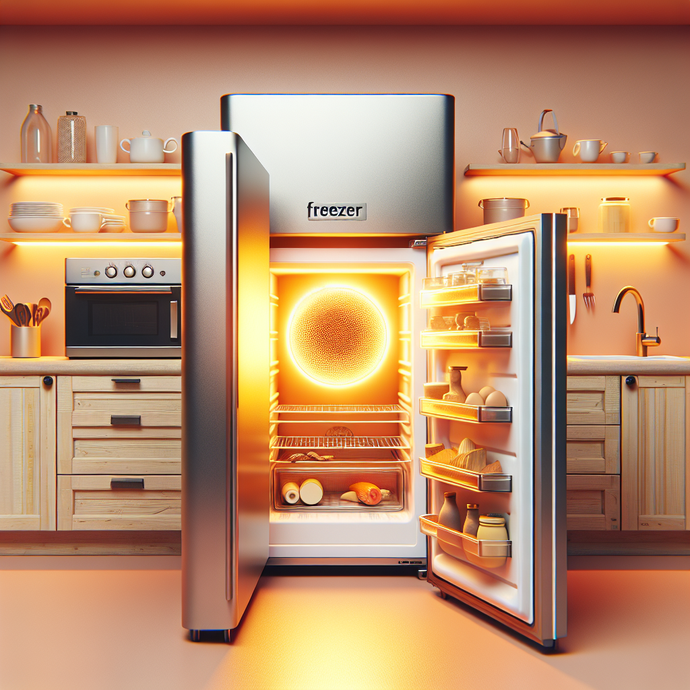 Freezer: How to prevent warm air from entering when opening the door