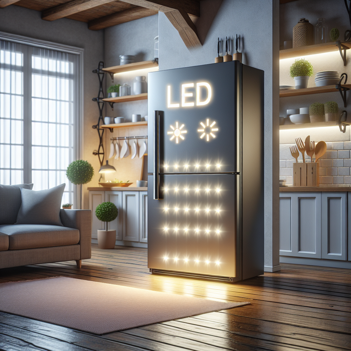 Refrigerators with LED energy-efficient lighting: Better visibility and lower consumption