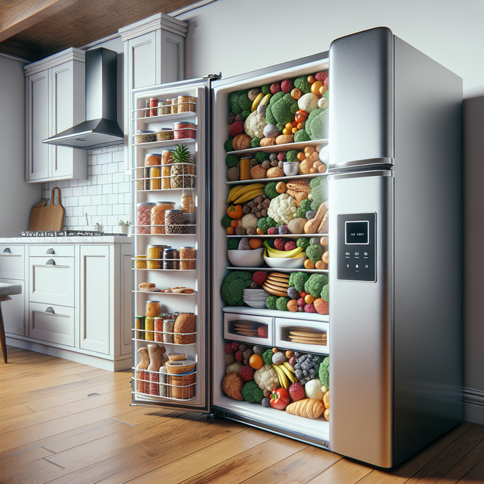 Freezer: How to prevent food from freezing together in a bulk