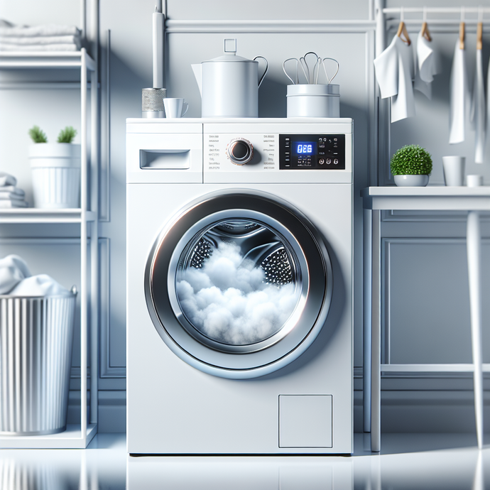 Washing machines with steam washing options for wrinkle removal