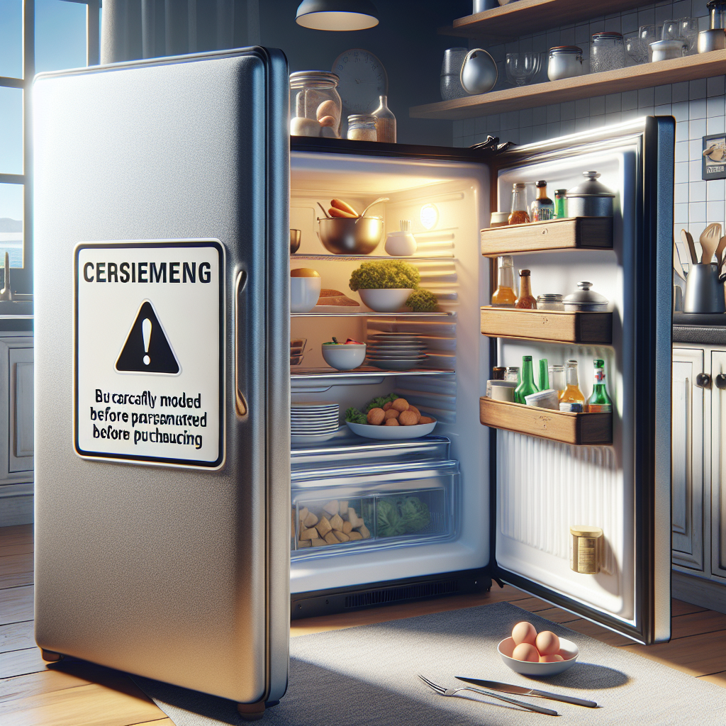 Congélateur à ouverture par le haut : Précautions à prendre avant d'acheter un congélateur d'occasion