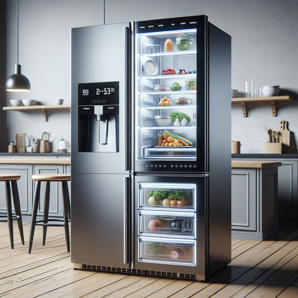 Refrigerators with quick freezing zones for better food management