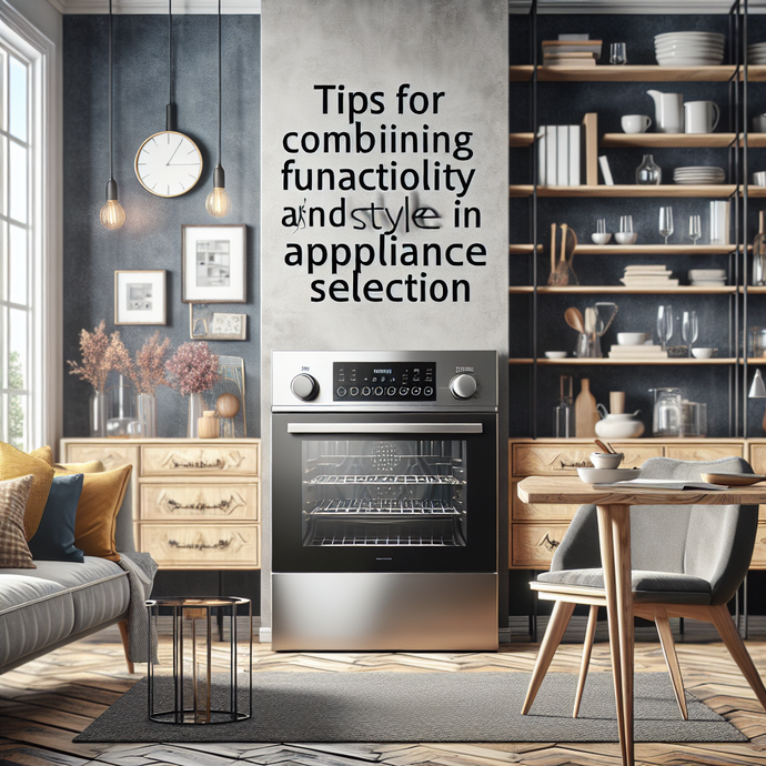 Tips for Combining Functionality and Style in Appliance Selection