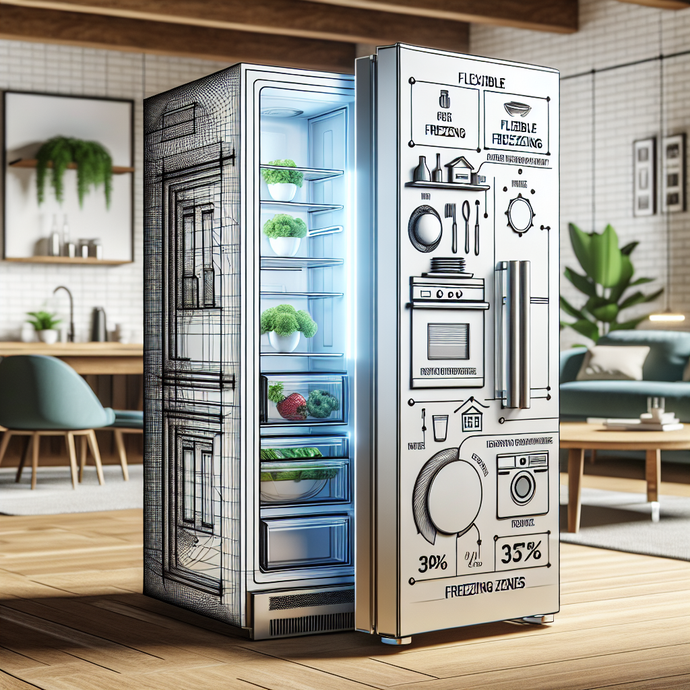 Refrigerators with Flexible Freezing Zones: More Versatility