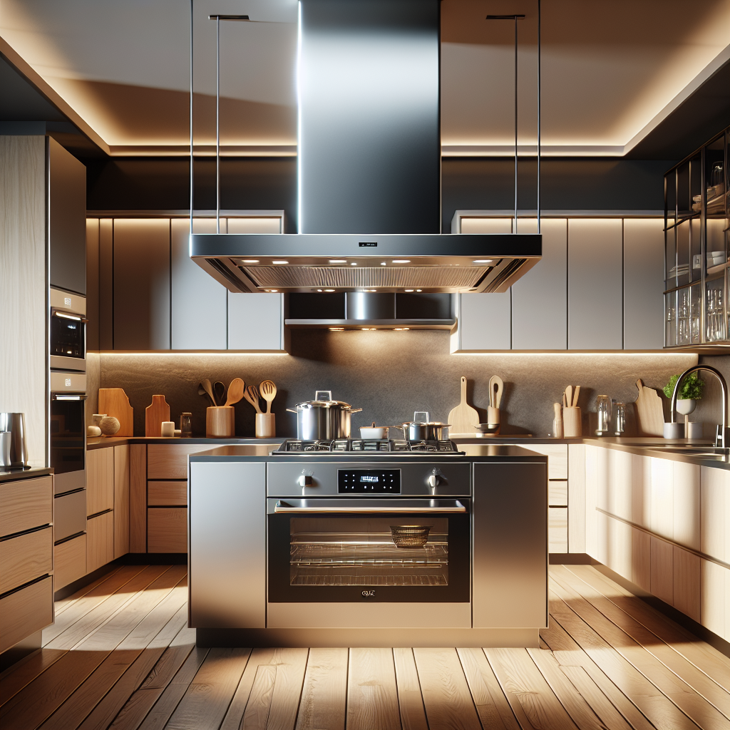 Cuisson sans fumée avec de nouvelles hottes de cuisine