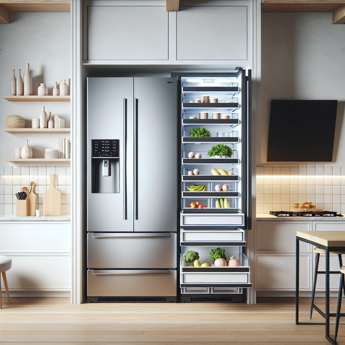 Refrigerators with modular shelves for greater flexibility