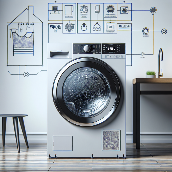 Dryers with moisture sensors for optimal performance